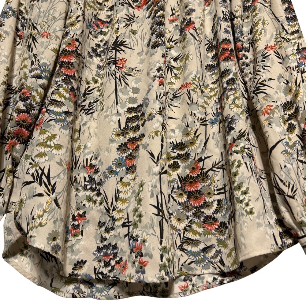 Zara Basic Collection Ruched Neckline Long Sleeve… - image 3